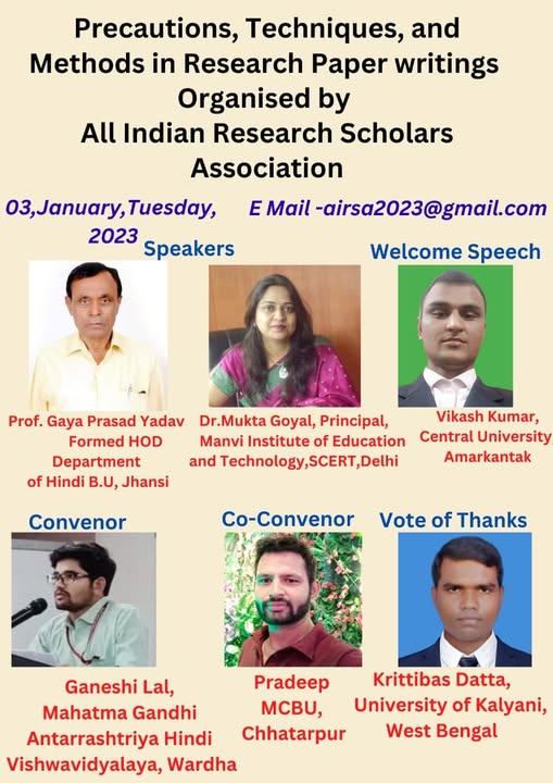 Precautions, Techniques and Methods in Research Paper Writings