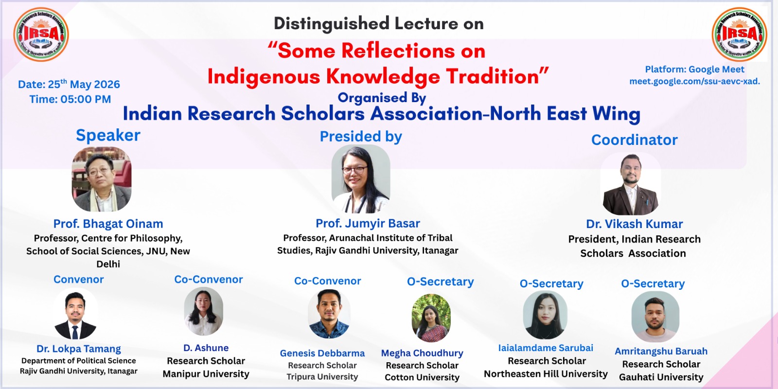 Some Reflections on Indigenous Knowledge Tradition on 25/05/2026