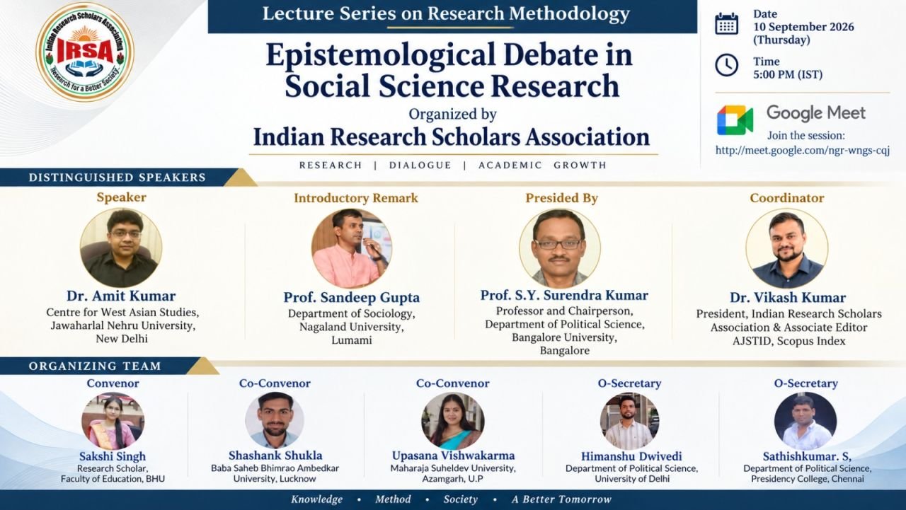 Epistemological Debate in Social Science Research